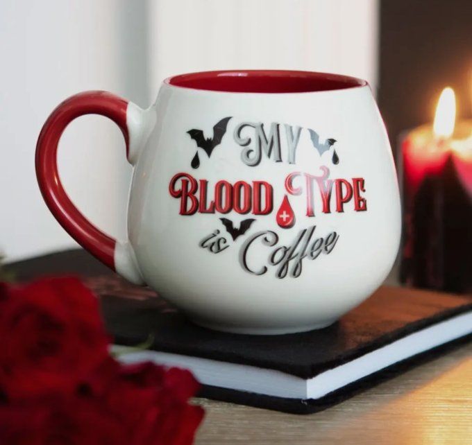 Mug Vampire My Blood type coffee
