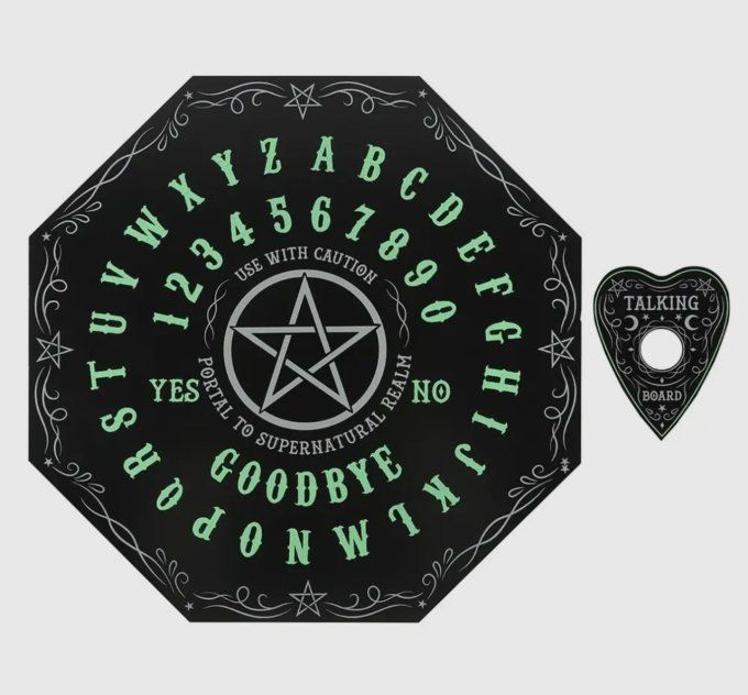 Planche ouija octogonale gothique