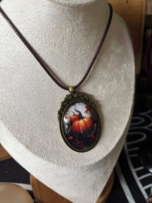 Collier Citrouilles