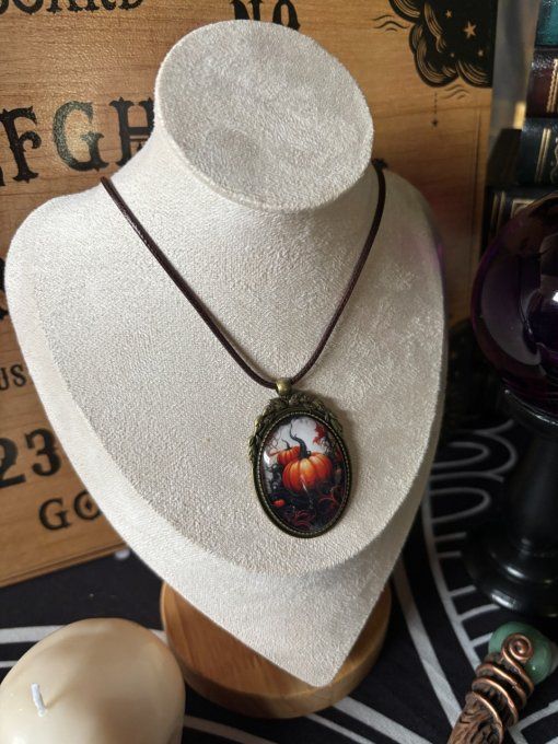 Collier Citrouilles