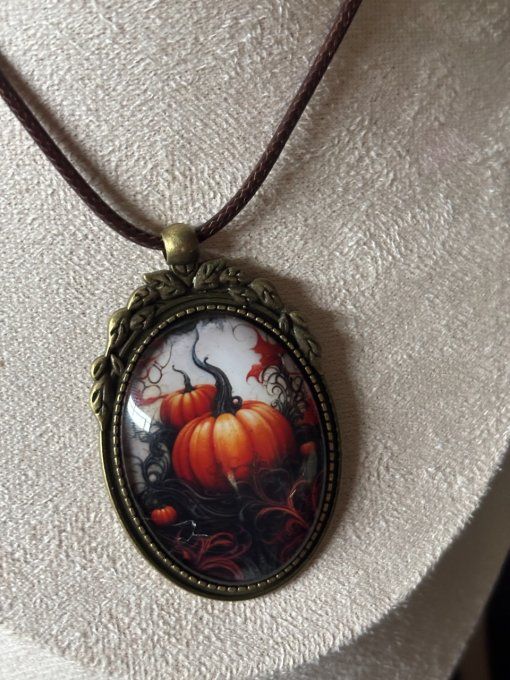 Collier Citrouilles