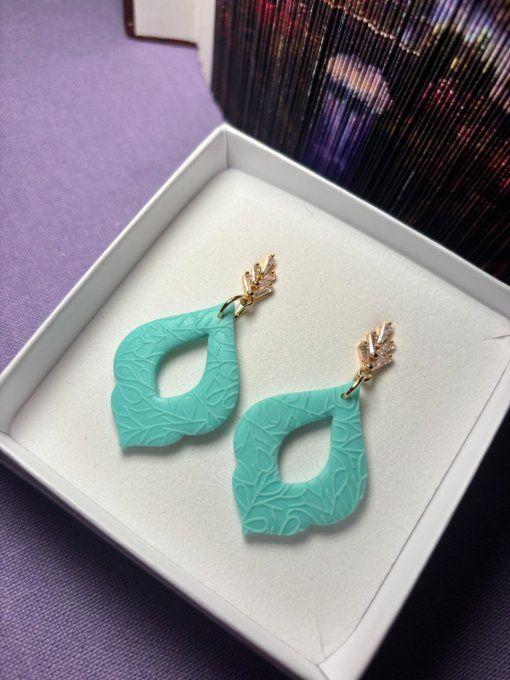 Boucles d'oreilles princesse Tiana