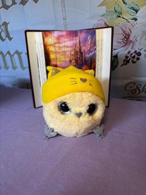 Whozie jaune et bonnet chat jaune