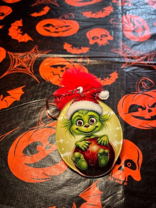 Porte clefs mini Grinch