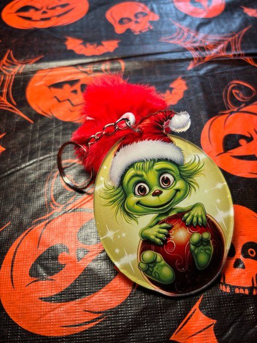 Porte clefs mini Grinch