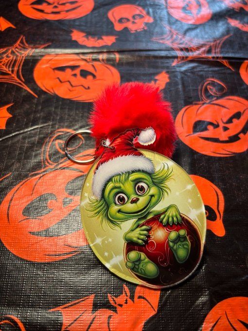 Porte clefs mini Grinch