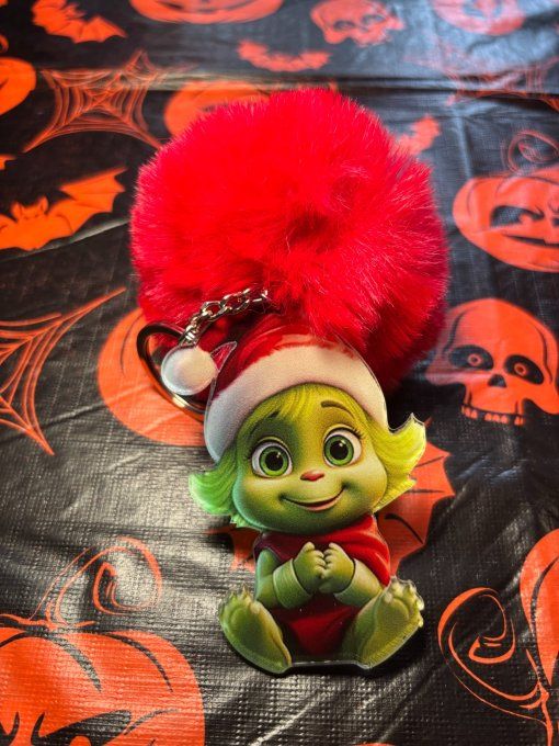 Porte clefs mini Grinch