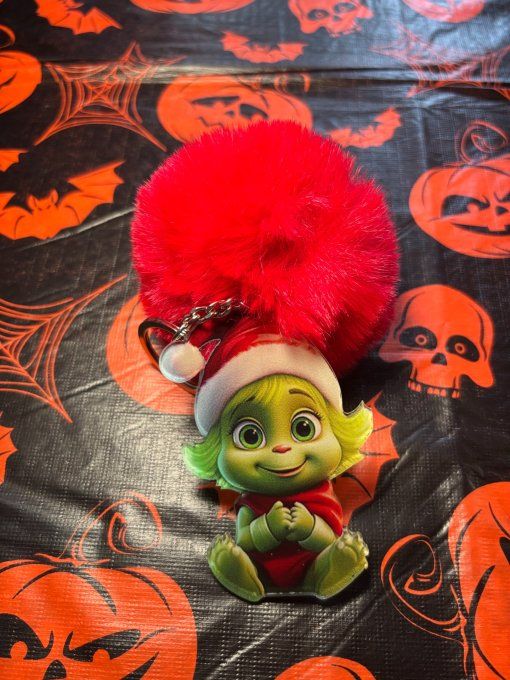 Porte clefs mini Grinch