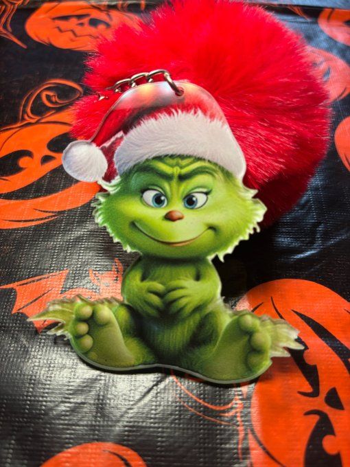 Porte clefs Grinch mini