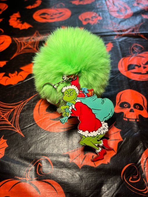 Porte clefs Grinch voleur de cadeaux