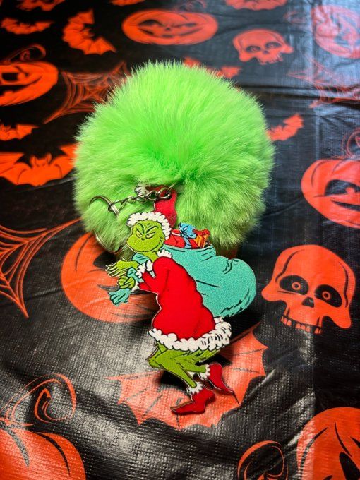 Porte clefs Grinch voleur de cadeaux