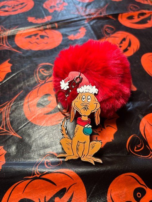 Porte clefs max le chien grinch 