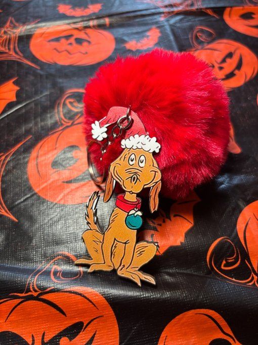 Porte clefs max le chien grinch 