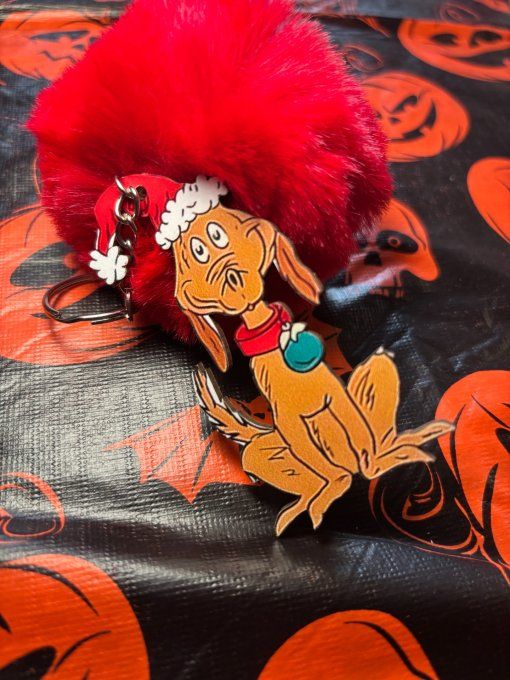 Porte clefs max le chien grinch 