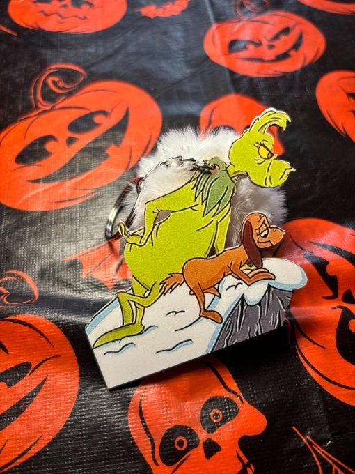 Porte clefs le grinch