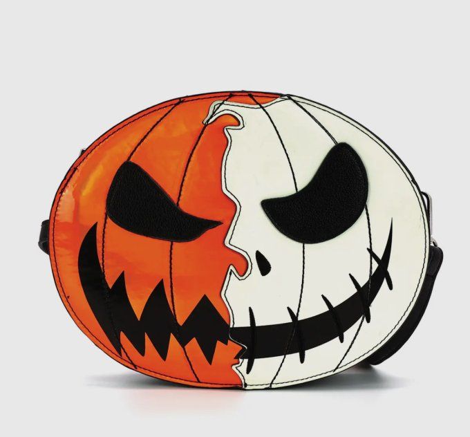 Sac à bandoulière duo face Jack-O-Lantern