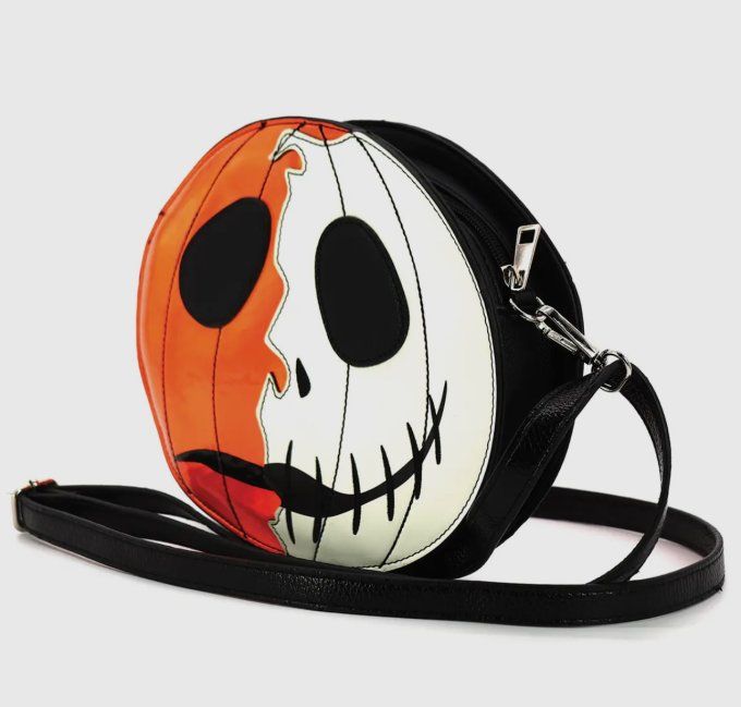 Sac à bandoulière duo face Jack-O-Lantern