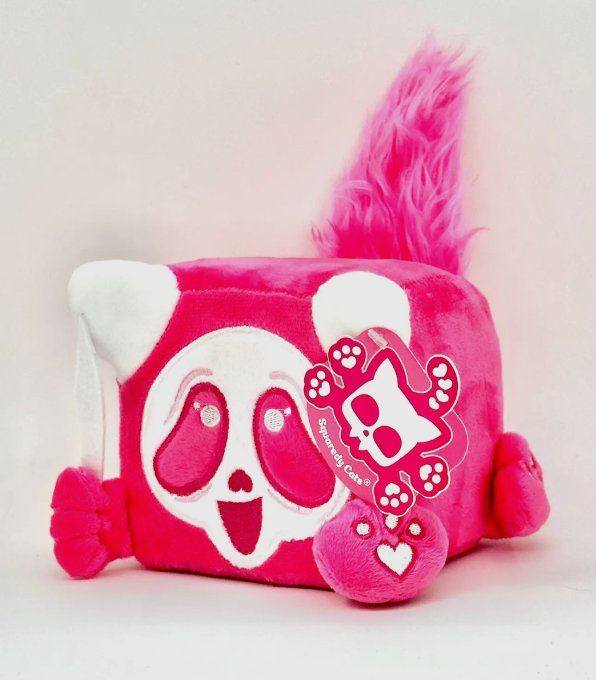Peluche Ghostpuss pink taille signature