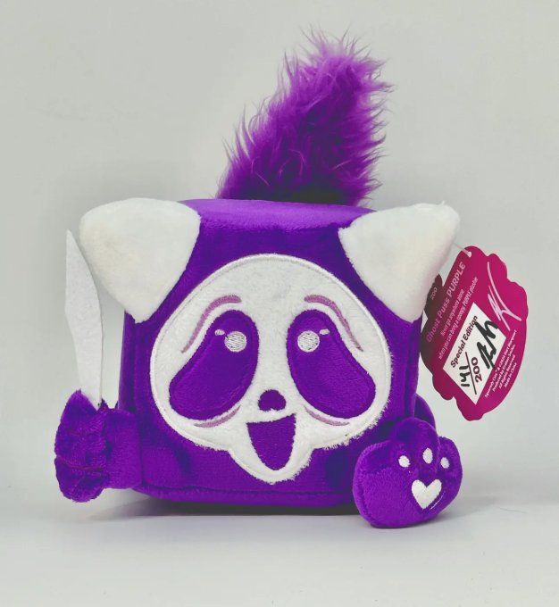 Peluche Ghostpuss Violet signée et numérotée