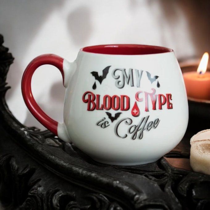 Mug Vampire My Blood type coffee