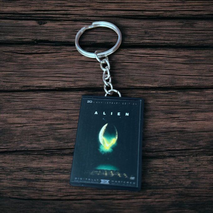 Porte clés mini DVD Alien