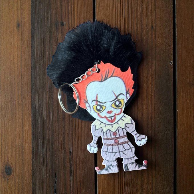 Porte clés pompon pennywise