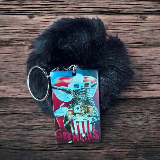 Porte clés pompon Gremlins