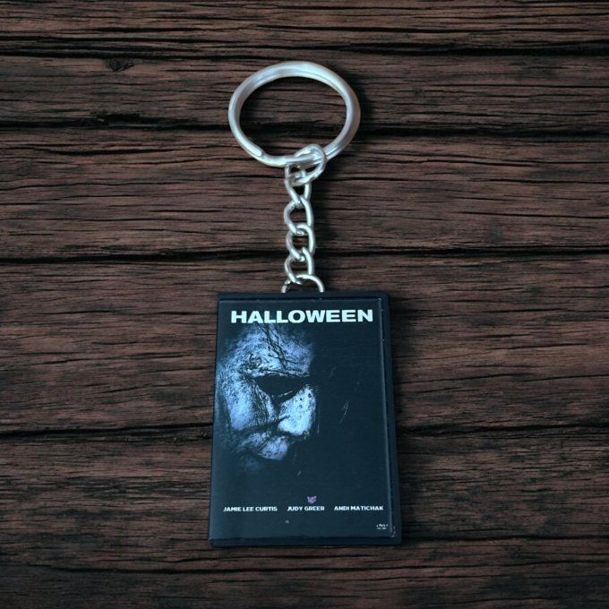Porte clés mini DVD Halloween