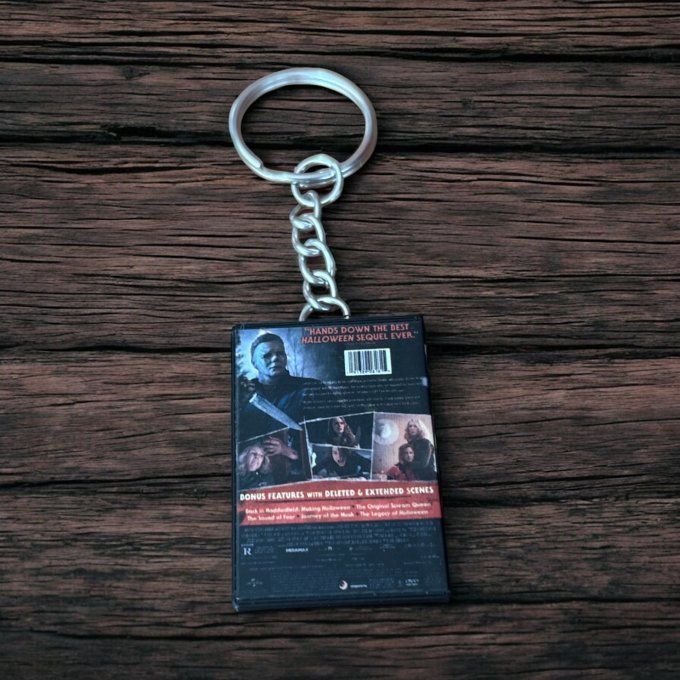 Porte clés mini DVD Halloween