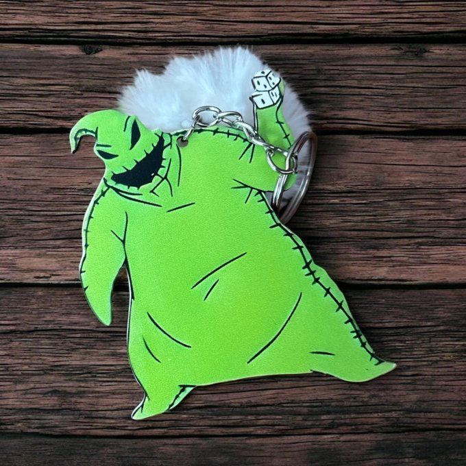 Porte clés pompon oogie boogie