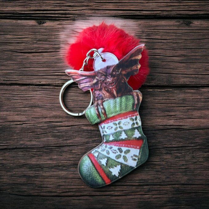 Porte clés pompon Gremlins