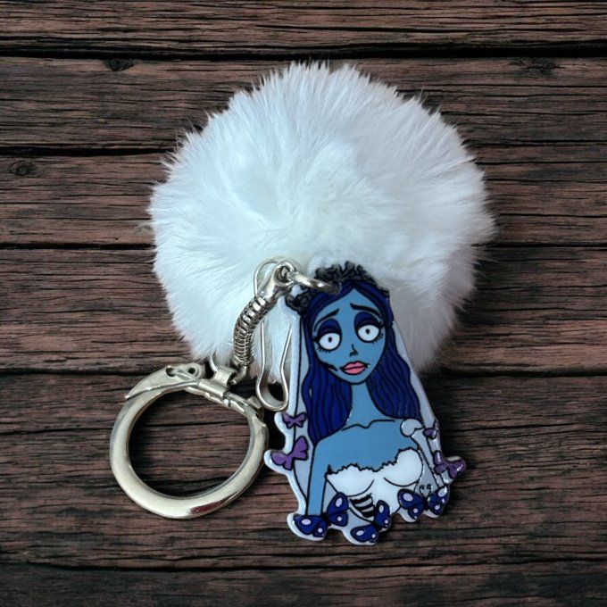 Porte clés pompon les noces funébres