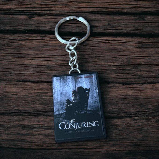 Porte clés mini DVD the conjuring